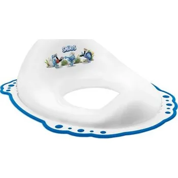 Nočník Maltex Sedátko na WC s protiskluzem The Smurfs - bílá/modrá