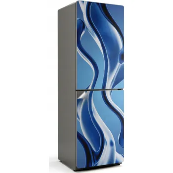 Fototapeta Samolepka na ledničku Bez bublinek, snadná aplikace, motiv vln a tvarů