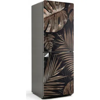 Fototapeta Samolepicí Samolepicí na ledničku Listy do kuchyně v elegantním vzoru