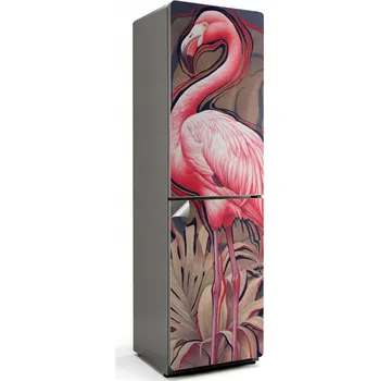 Fototapeta Samolepicí Samolepicí na ledničku do kuchyně Vznešený Plameňák v tropech