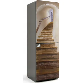 Fototapeta Samolepicí samolepka na ledničku Snadná Aplikace Křivé schody v tunelu