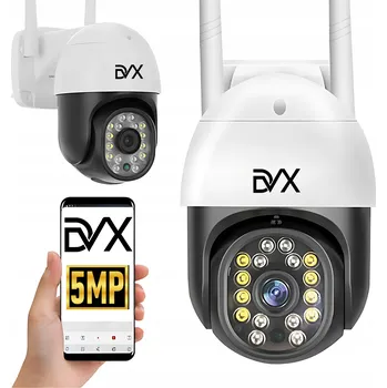 IP kamera OTOČNÁ WiFi VENKOVNÍ KAMERA IP PTZ ZOOM 5MPx DETEKCE POHYBU SLEDOVÁNÍ