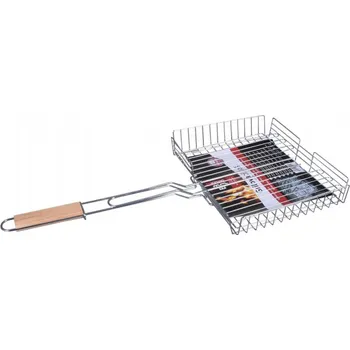 Příslušenství pro gril Maják Koš 67x32x26x6cm grilovací, povrch ocel BBQ