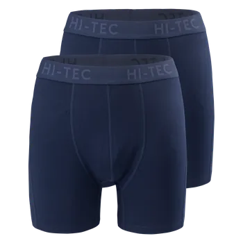 Pánské spodní prádlo Pánské Boxerky HI-TEC ROIXO 2PACK M000274117 – Tmavě modrá XL