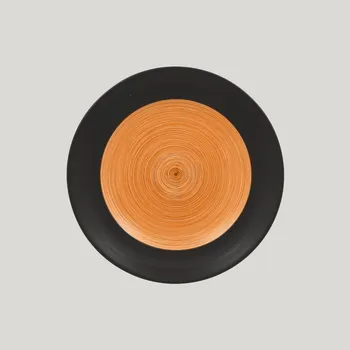 Talíř RAK Trinidad talíř mělký pr. 21 cm, oranžový | RAK Porcelain, TRCLFP21BC-24