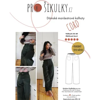 Dámské kalhoty CORD | 32-60