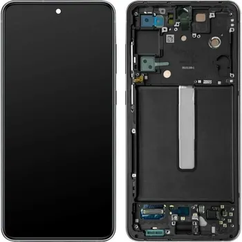 LCD display + dotyková deska + přední kryt pro Samsung Galaxy S21 FE, graphite