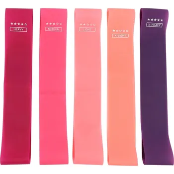 Yuikome Sada odporových gum 5 ks pro cvičení jógy, pilates a fitness