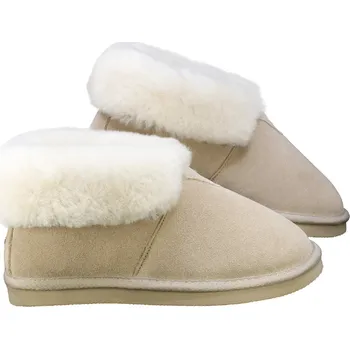 Dámské pantofle Kreibich&Heitmann Kožešinové bačkory PRAKTIK+ béžové Barva: béžová, Velikost: 40