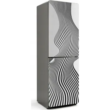 Fototapeta Samolepka Fólie na Lednici Snadné Čištění Dynamické vlny z mnoha linií