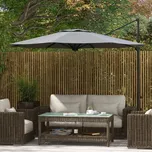 Konzolový slunečník Ø3 m | tmavě šedý