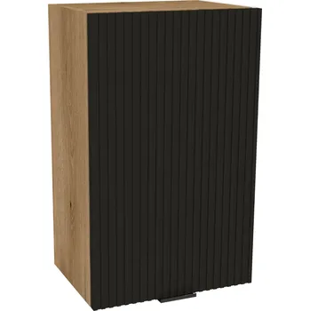 Kuchyňská skříňka Horní kuchyňská skříňka 45/72 VIGO korpus Dub Evoke, dvířka RYFLA Černá Mat