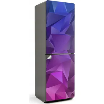 Fototapeta Samolepicí nálepka na ledničku s potiskem - abstraktní polygonální vzor