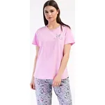 Dámské pyžamo kapri Vienetta Secret Miana šedá 3XL