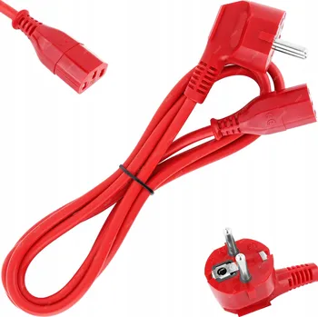 Napájecí kabel Napájecí kabel k počítači Reball červený 1,8 m