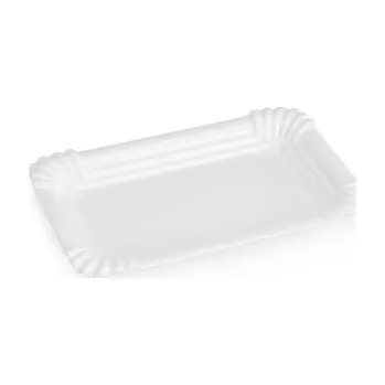 Podnos na svačinu 21 x 13 x 2 cm melaminový (12 ks)