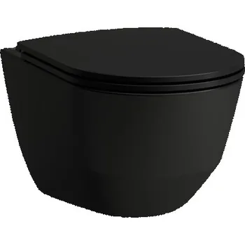 Klozet Wc závěsné Laufen Pro vodorovný odpad 53x36x34,5 cm černá mat H8209667160001