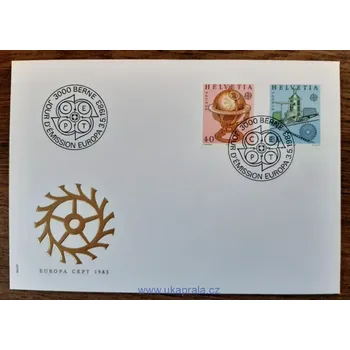 Sběratelství Švýcarsko FDC 1249/50 EUROPA, r. 1983