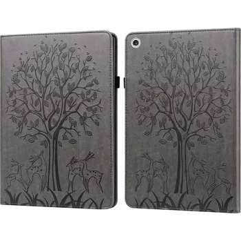 Pouzdro na tablet VSECHNONAMOBIL 108587 ART DEER Zaklápěcí pouzdro pro Lenovo Tab M10 Plus 3. generace šedé