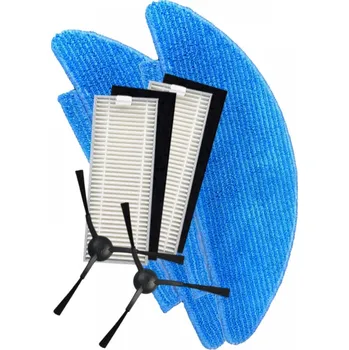 Sada příslušenství pro robotický vysavač Sada HEPA filtrů, kartáčky pro TESLA AI300 Smart Robot a mopy 6ks