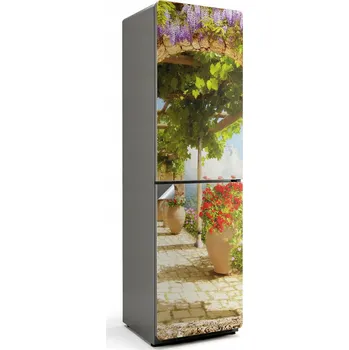 Fototapeta Dekorativní Samolepicí na Lednici Kouzelná zahrada s květinami