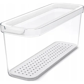 Dóza na potraviny Nádoba na sýr, zeleninu a potraviny do skříňky Rotho Cauma 2000 ml Průhledný