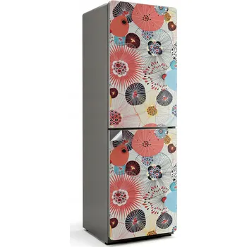 Fototapeta Samolepka na ledničku do bytu Samolepicí Abstraktní květinový motiv