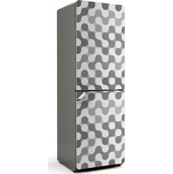 Fototapeta Designová Samolepka Samolepicí na Lednici - Geometrické Vlnící se Kruhy