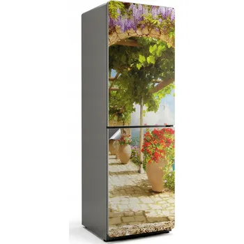 Fototapeta Samolepicí Nálepka Bubble Free na Ledničku Kouzelná zahrada s květinami