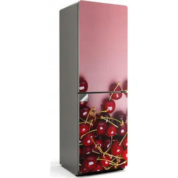 Fototapeta Dekorační Nálepka na Lednici - Kompozice Šťavnatých Třešní