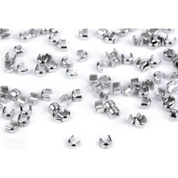 Zip Koncovka na spirálový a kovový zip No 3; 5; 8; 10 horní, malé, 3 (5 mm) nikl