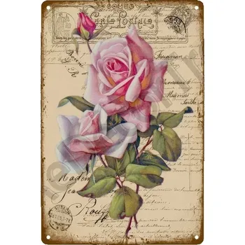 Plechová cedule Plechová retro cedule | zahradní dekorace - 14 , 40 x 30 cm