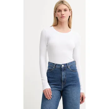 Pánské tričko Tričko s dlouhým rukávem MUNTHE CUTEST bílá barva, 247112624769 00X, vel. 42