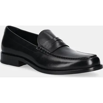 Pánské mokasíny Kožené mokasíny BOSS Tayil-L 50548278.001 černá 99X, EUR 46