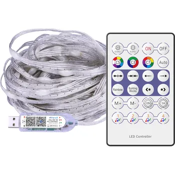 Dekorativní svítidlo LED světelný řetěz Wizard, 10m, RGB, ovladač