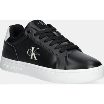 Dámské tenisky Tenisky Calvin Klein Jeans CLASSIC CUPSOLE MONO LTH WN dámské, černá barva, YW0YW01902 99X, EUR 39