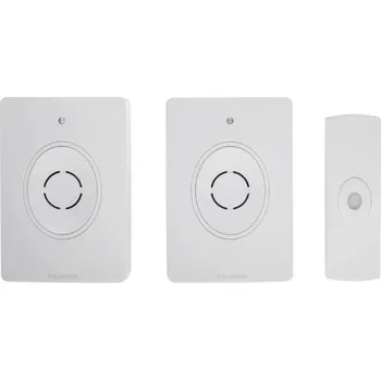 Sada 2 bezdrátových zvonků s 1 tlačítkem Polska PLASTROL