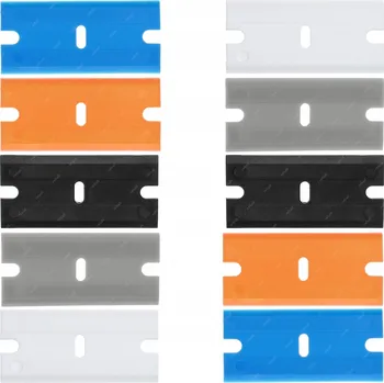 Pracovní nůž 10x ČEPELKY ŽILETKY ŠKRABKA NA SKLO ČIŠTĚNÍ INDUKČNÍ KERAMICKÉ DESKY