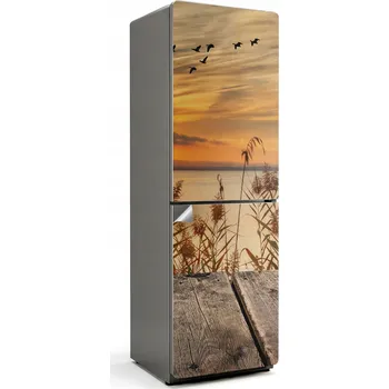 Fototapeta Samolepicí samolepka na ledničku Snadná Aplikace Západ slunce nad vodou