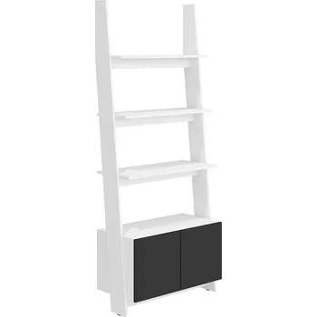 Vinotéka Regál Rack 80cm 1D Bílá/Černá