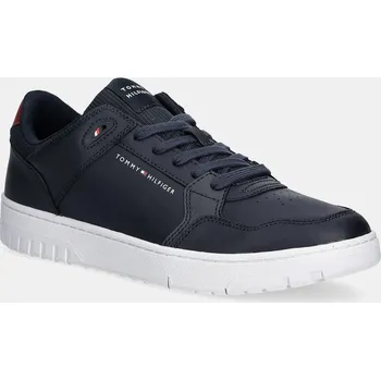 Pánská obuv Tenisky Tommy Hilfiger TH BASKET CORE LITE LTH MIX FM0FM05518 námořnická modř 59X, EUR 43