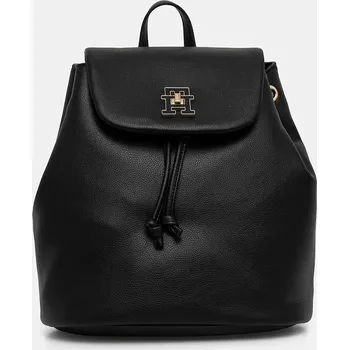 Městský batoh Batoh Tommy Hilfiger dámský, černá barva, malý, AW0AW17470 99X, vel. ONE SIZE