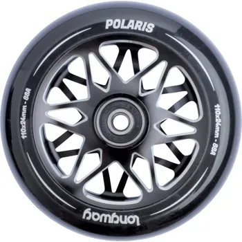 Kolečko ke koloběžce Kolečko LONGWAY Polaris 110x24mm | ABEC-9 | BLACK