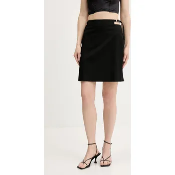 Dámská sukně Sukně HUGO Ramiza černá barva, mini, 50544746 99X, vel. 40