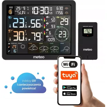 Meteostanice WiFi Meteorologická stanice s měřením znečištění ovzduší