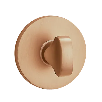 Dveřní kování Kuchinox ROZETA kulatá wc růžové zlato