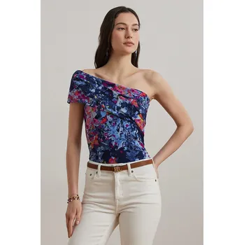 Dámská halenka Halenka Lauren Ralph Lauren dámská, modrá barva, vzorovaná, 200971028 55X, vel. XS