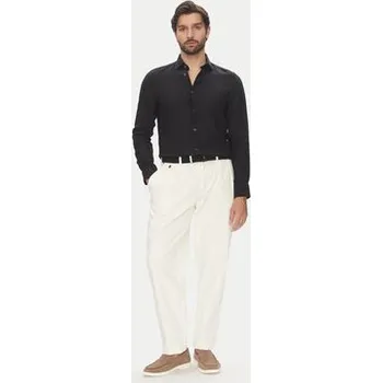 Pánská košile Marc O'Polo Košile 524 7428 42460 Černá Shaped Fit L