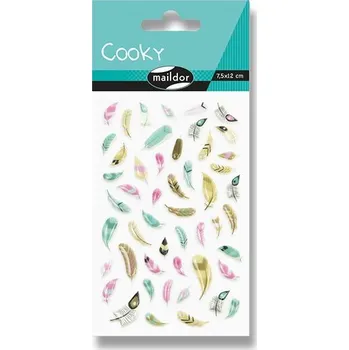 samolepka Samolepky Maildor 3D Cooky - Peříčka