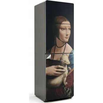 Fototapeta Samolepka na ledničku do bytu Samolepicí Dáma s hranostajem Leonardo da Vinci